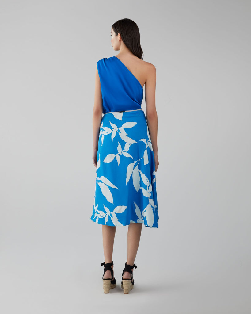 Alma Skirt in Vine - Cobalt Blue